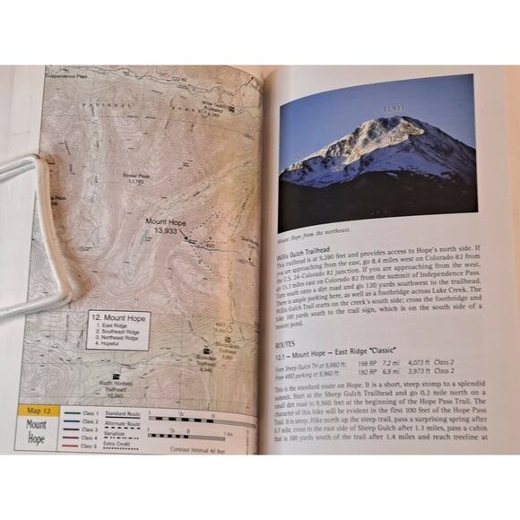 Colorado's Thirteeners by Gerry & Jennifer Roach (2001 1stE Paperback) - Picture 5 of 11